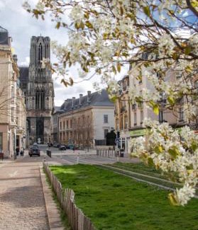 Reims City Centre Apartment | Au pied de la Cathédrale, bel appartement, lumineux avec 2 chambres