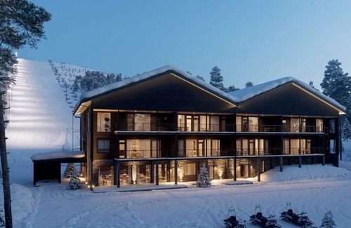 Sirkka Apartment | Aurora Luxe Chalet Ski-In/Ski-Out, Mountain View