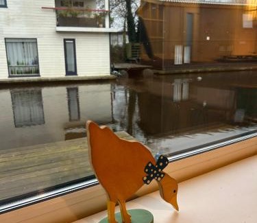 Stadionbuurt Apartment | Authentic Dutch boathouse
