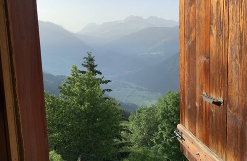 Bisanne 1500 House | Authentic Savoyard chalet near Les Saisies exceptional charm superb view
