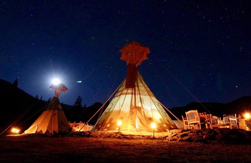 Lake George RV Rental | Authentic Tipi Glamping at Bison Peak Lodge [#1]