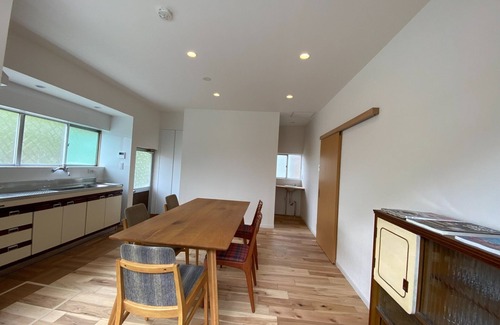 Nagahama House | Ayu House ShigaNagahama BBQ space with a panoramic view of the Takatoki River/Nagahama City Shiga