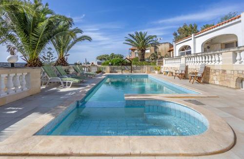 Santa Maria Estate Villa | Azure Dream: Lux 4-Bed Villa with Pool, Sea View & Garage