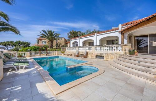 Santa Maria Estate Villa | Azure Dream: Lux 4-Bed Villa with Pool, Sea View & Garage