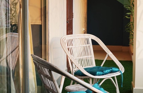Sualkuchi Apartment | Azure Escape: Stylish 2-Bedroom Retreat in Guwahati with WiFi & AC Comforts