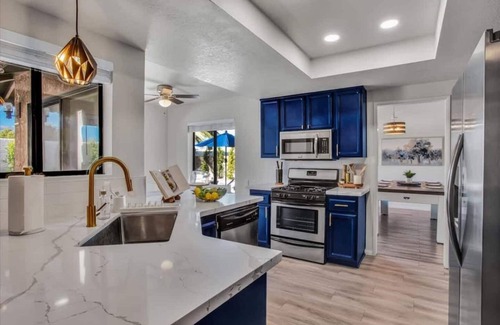 Palm Desert House | Azure Oasis - Saltwater Pool & Spa with putting green!