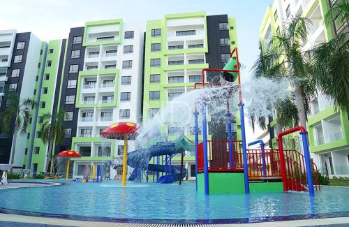 Kampung Kuala Pari Apartment | B3 Superb PoolView Manhattan Waterpark Homestay Ipoh4-8Pax NETFLIX
