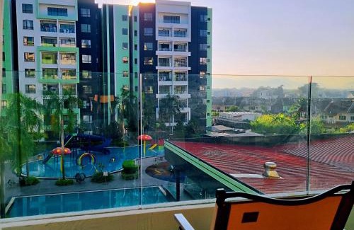 Kampung Kuala Pari Apartment | B3 Superb PoolView Manhattan Waterpark Homestay Ipoh4-8Pax NETFLIX