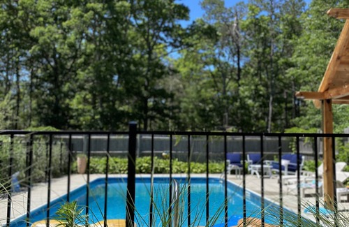 New Seabury House | Back yard oasis, In-ground Pool, 3 miles from South Cape Beach, Mashpee Commons