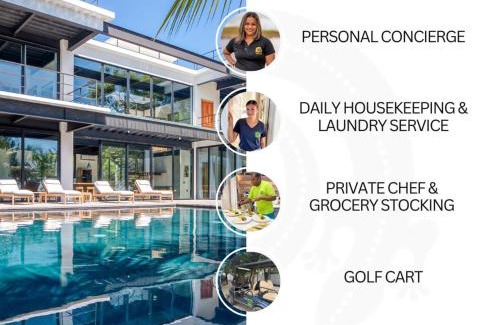 Cocoplum Villa | Balam Beach Villa - Modern 4 Bedroom Ocean Front Villa with Pool