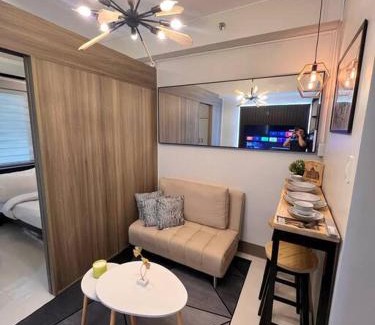 Highway Hills Apartment | BALAY MULANO at FAME RESIDENCES MANDALUYONG CITY l with balcony pool view l 200mbps wifi