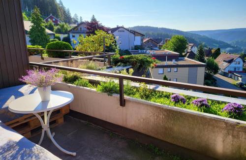Schonach im Schwarzwald Apartment | Balcony-Apartment besides forest