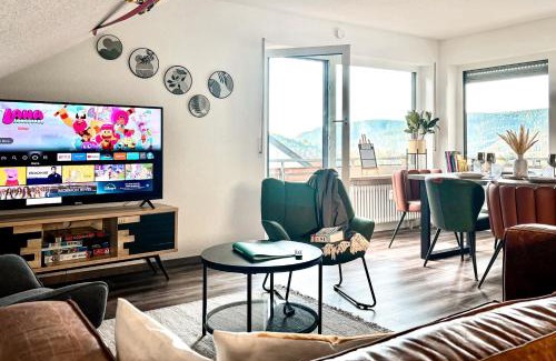 Neustadt Apartment | Balkon mit Schwarzwaldblick, Hunde frei, Tischfußball, Parkplatz, familienfreundlich