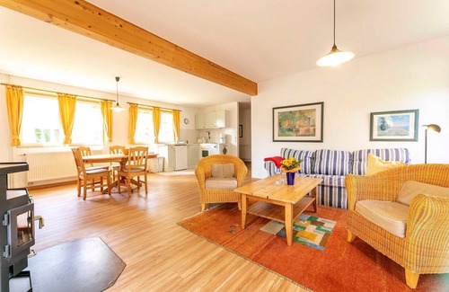 Muritz Apartment | Barrier-free apartment Schwalbe, 4 pers., Fireplace (2) - Feriendorf Müritzufer