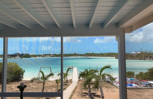 Stocking Island House | Barrier Island home with beautiful water views on both sides