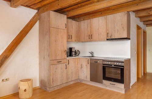 Waldmuenchen Apartment | Bay window apartment (80 sqm) on the upper floor with south-facing balcony and infrared sauna