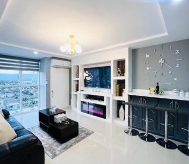 Portmore Apartment | Bayfront Luxury beachfront escape with Pool in Portmore Book Now