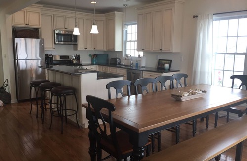 Peahala Park House | Bayfront with dock and fire pit, @ Harris Harbor, Beach Haven Park, LBI