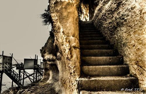 Meschers-sur-Gironde Apartment | Beach apartment - Ocean sunset full view