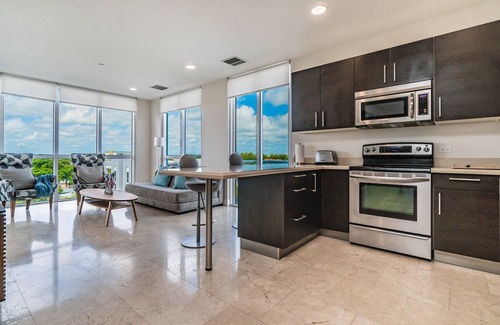 Deerfield Beach Condo | Beach Corner Penthouse Water Views on Both Sides Steps to Ocean