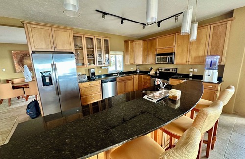 Costa Maya House | Beachfront 3 bedroom, 3-1/2 bath home steps from the sand, pool & pier!