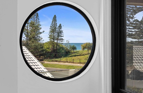 Buddina House | Beachfront at Buddina with Heated Pool & Sea Views