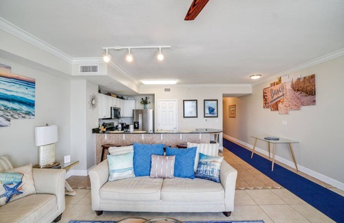 Panama City Beach Condo | Beachfront Convenient Unit #204!