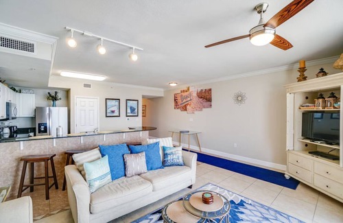 Panama City Beach Condo | Beachfront Convenient Unit #204!