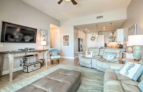 Galveston Condo | Beachfront Condo w/Pool in Galveston!