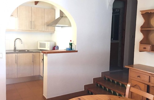 Los Delfines Apartment | Beachfront duplex with terrace and pool