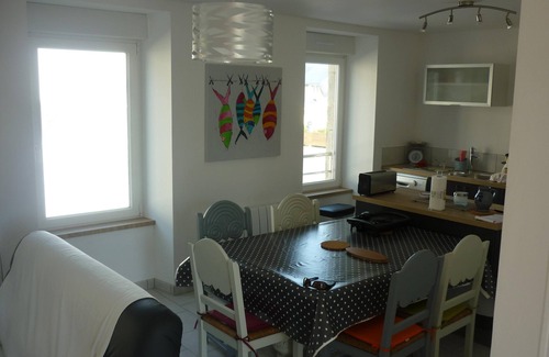 Saint-Guenole Apartment | Beachfront duplex rental