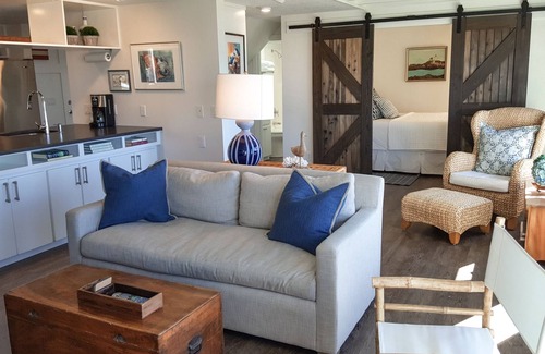 Happy Camp Hideaway Cottage | Beachfront home with private yard and Unbeatable Bay and Ocean views!