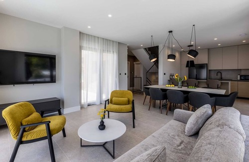 Potomje Villa | Beachfront Villa Aurelia with heated Pool, Sauna & Fitness
