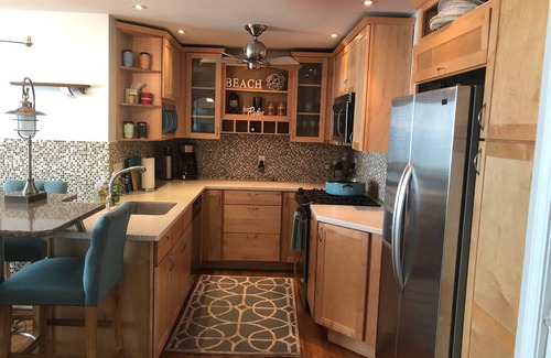 South Haven Condo | BEACHFRONT LAKE FACING Lake Michigan 1BR - private beach/heated pool/sundeck!