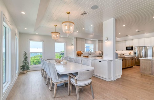Crescent Beach House | Beachfront Paradise, New Pool and Hot Tub, Private Boardwalk, Six King Suites, $300 in Free Tickets!