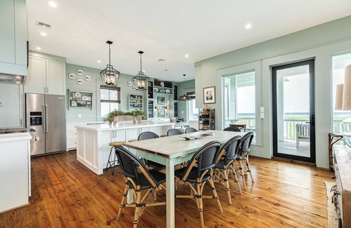Red Fish Cove House | Beachfront Views w/Elevator, Multiple Decks + Community Pool & MORE!