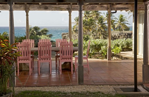 Bottom Bay Villa | Beachfront villa with pool and dramatic views of Bottom Bay Beach