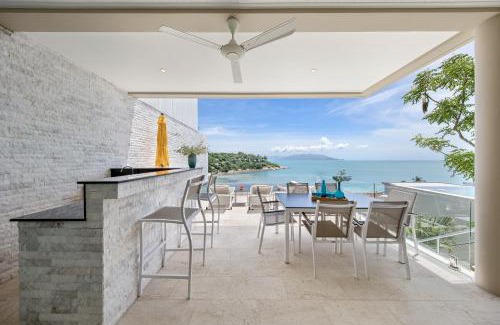 Moo 5 Villa | BEACHSIDE VILLA - B18 - at Bayside Luxury Villas Samrong Bay Beach, 4 BED 5 BATH, SEA & SUNSET VIEWS, only 200m walk to the Beach