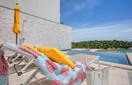 Moo 5 Villa | BEACHSIDE VILLA - B18 - at Bayside Luxury Villas Samrong Bay Beach, 4 BED 5 BATH, SEA & SUNSET VIEWS, only 200m walk to the Beach