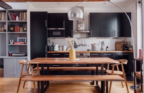 Clignancourt Apartment | Beams and Dreams, by Veeve