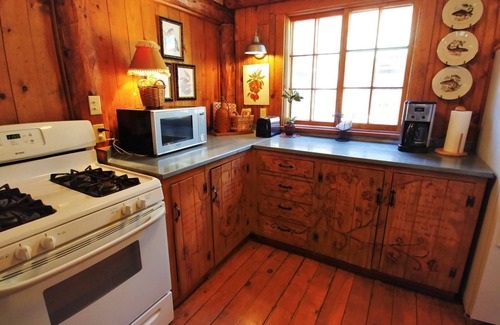 Red River Cabin | Bear Run - Walk to Main Street - Rustic Cabin - Free WiFi - Washer/Dryer - Wood
