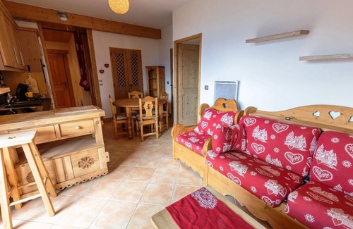 Bisanne 1500 Apartment | Beau 2 Pièces Avec Piscine et Accès Direct aux Pistes Les Saisies Bisanne 1500