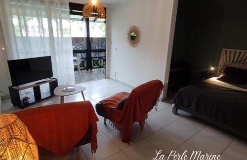 Bas du Fort Apartment | Beau studio 4 pers - La Perle Marine - Gosier - Proche de la mer et des restaurants