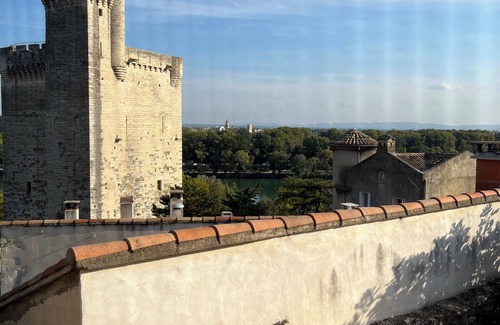 Avignon House | Beautiful 16c home with stunning views of palais des Pape, private terrace.