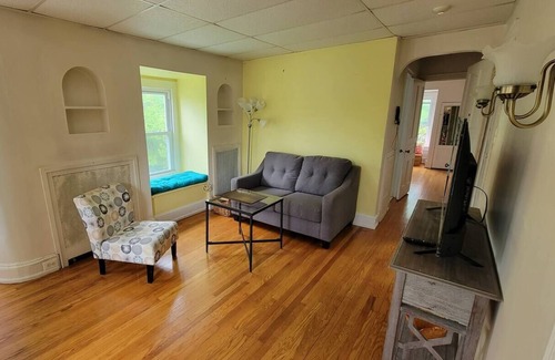 Elkins Park Apartment | Beautiful and unique apartment in a castle-shaped building with plenty of natural light and charm