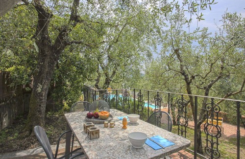 Pieve a Nievole Apartment | Beautiful apartment for 3 people with hot tub, pool, WIFI, TV, patio and pets allowed