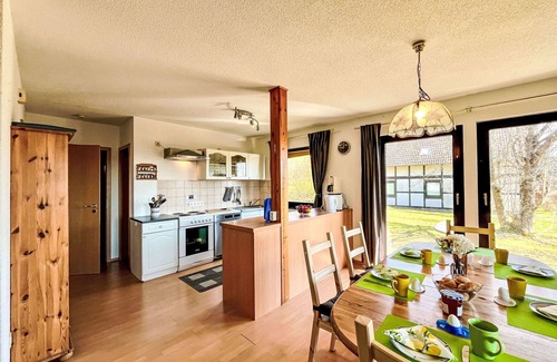 Frankenau House | Beautiful apartment in villa for 4 guests with WIFI, TV and terrace
