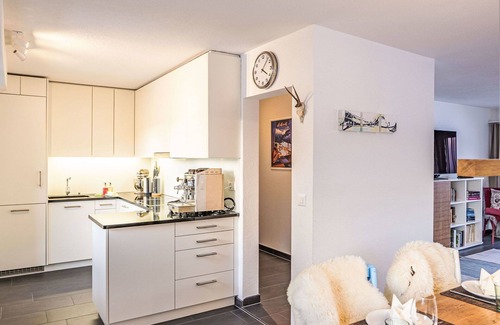 Sankt Moritz-Bad Apartment | Beautiful apartment for 4 people with WIFI, TV, balcony, pets allowed and panoramic view