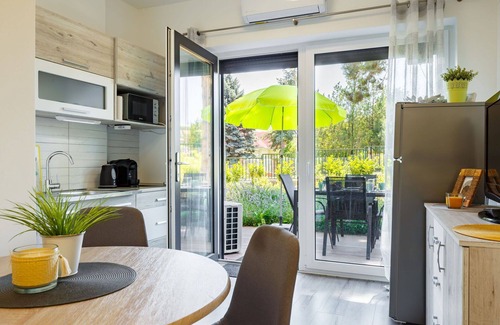 Balatonfoldvar Apartment | Beautiful apartment for 4 guests with A/C, WIFI, pool, TV and terrace