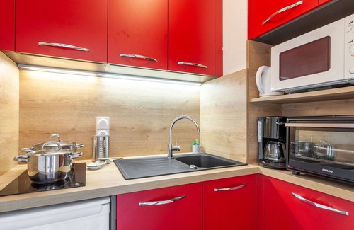 La Toussuire Apartment | Beautiful apartment for 4 guests with WIFI, TV and balcony